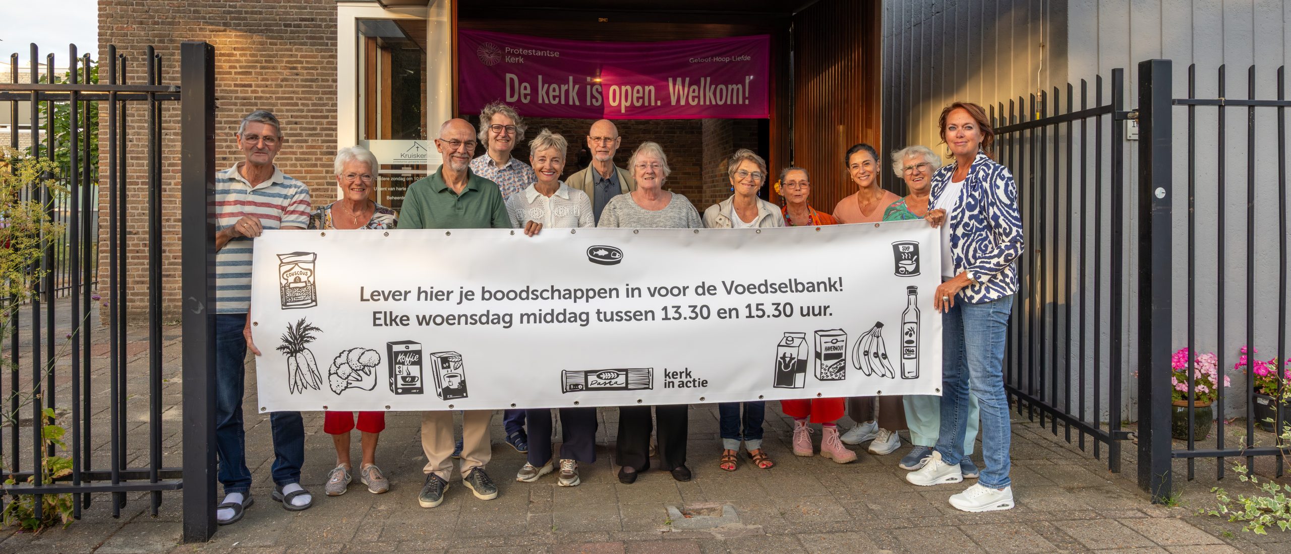 Kruiskerk opent inleverpunt Voedselbank